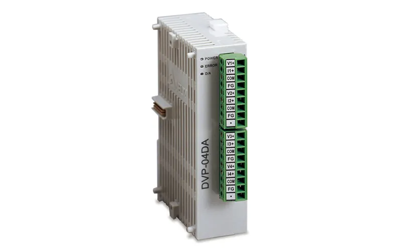 Modul zgjerimi Delta DVP-S (shembull: DVP-04DA)